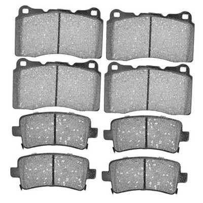JLEO D1050 D1430 Ceramic Brake Pads  Front Rear Driver and Passenger Side for