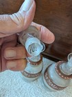 Antique/Vintage Bristol Glass Enameled decanters set of 2 9 1/2" — photo 6