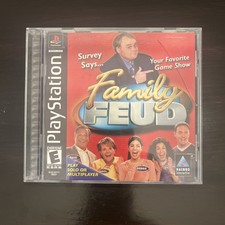 Family Feud (Sony Playstation 1 PS1) Complete CIB TESTED Louie Anderson