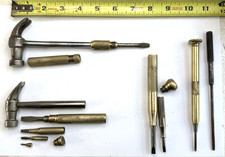 Vintage Lot Of Nesting Hammer Screwdrivers and other screwdrivers / INCOMPLETE