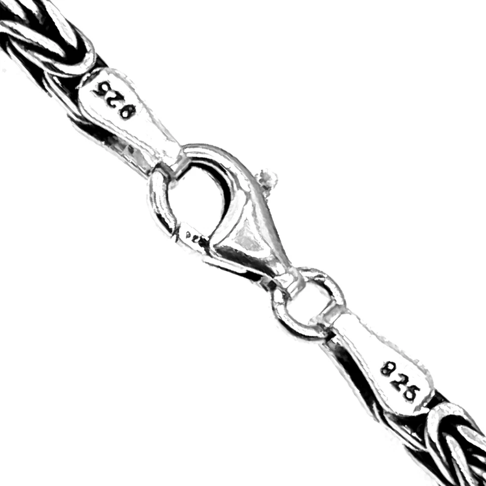 925 Sterling Silber Königskette 3mm  in ver. Längen Massiv Made in Germany  081 - Bild 3 von 4
