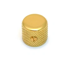 (1) Genuine Fender FMT/V Bailey Jazz Bass Gold Mini Barrel Knob 005-8335-000