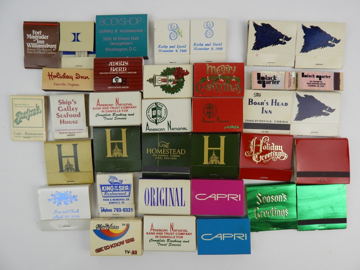 capri cigarettes near me Lot 35 matchbooks Hotels Banks Restaurants Capri Cigarettes Happy Holidays