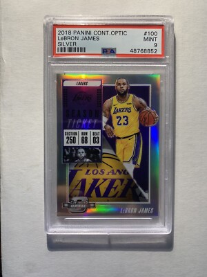 Lebron James 2018 Contender Optic Silver