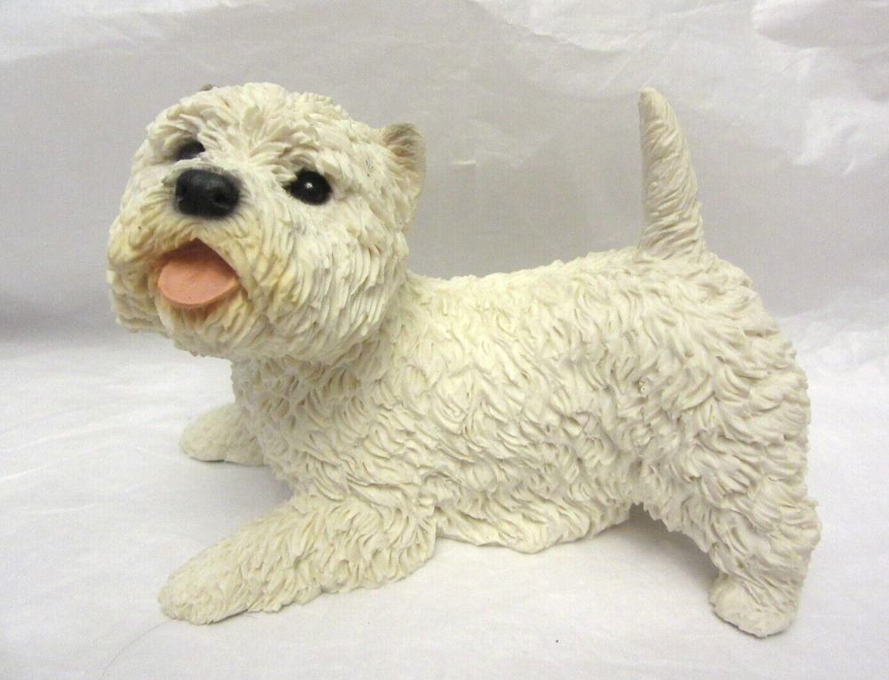 VTG CASTAGNA White West Highland Terrier Dog Breed Figurine Made in Italy
