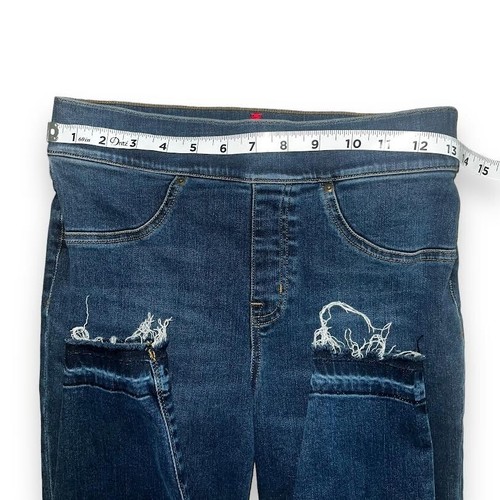 Spanx Jeans Distressed Ankle Skinny Jeans Women’s Small EUC - Picture 3 of 6
