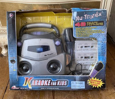 Nu-Tronix Mitsing Kassettenspieler mit Mikrofon Karaoke unbenutzt