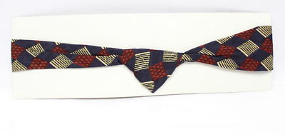 Samuel Broome Studio Coll. Abacus Knotted Loop Cravat #S0252B 100% Silk USA NIP
