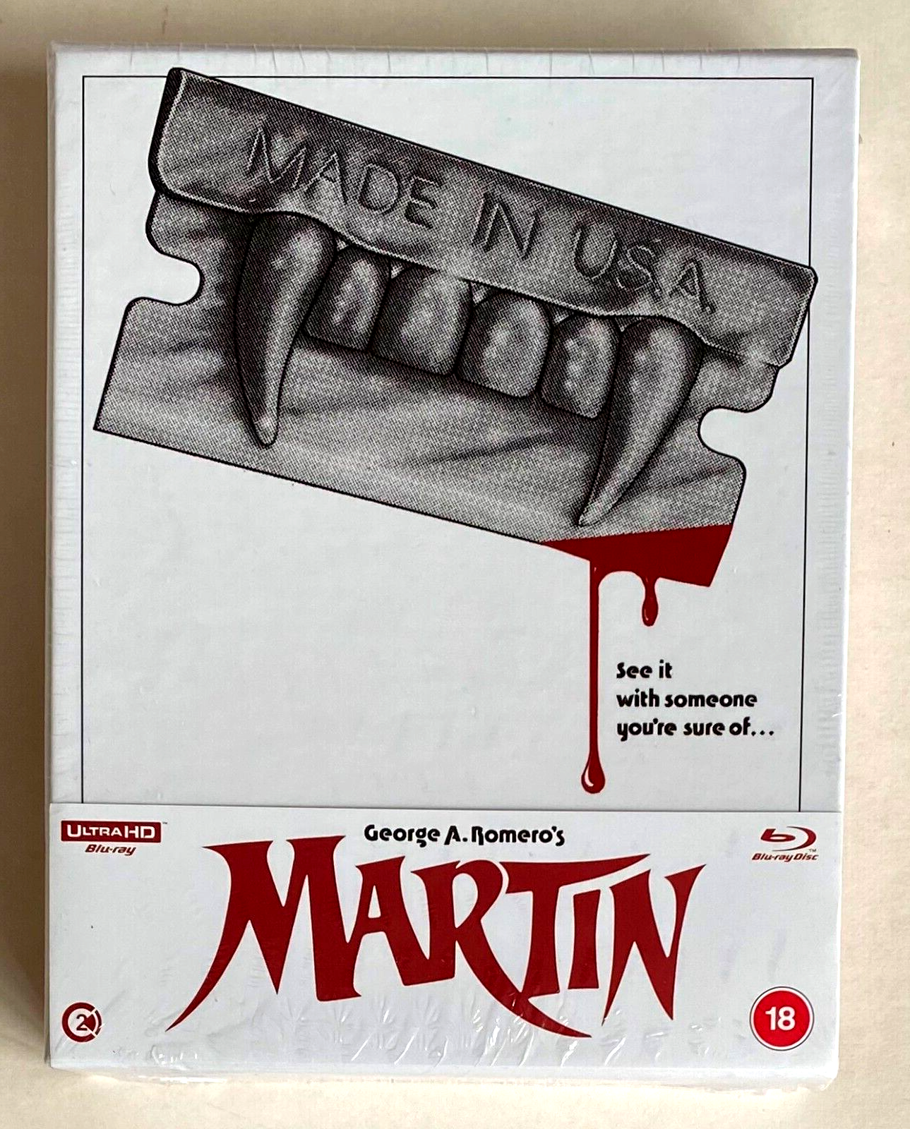 MARTIN * GEORGE A ROMERO * LIMITED ED 4K BLU-RA w/ SOUNDTRACK CD * SECOND SIGHT