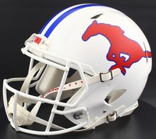 SMU MUSTANGS NCAA Riddell Speed Full Size AUTHENTIC Football Helmet