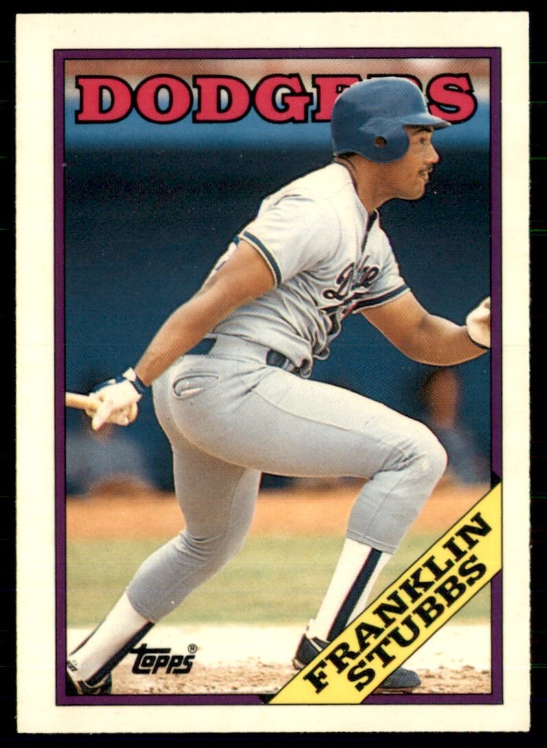 1988 Topps TIFFANY Franklin Stubbs 2 Los Angeles Dodgers #198