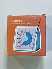 Yunbaoit Visual Analog Timer Silent Countdown Clock, Time Management Tool
