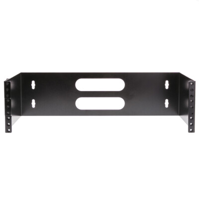 3U Hinged Wall Mount Bracket, Depth 5.8 in for Patch Panels and Networking
