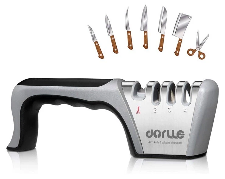 Dorlle 4-Stage Manual Knife Sharpener