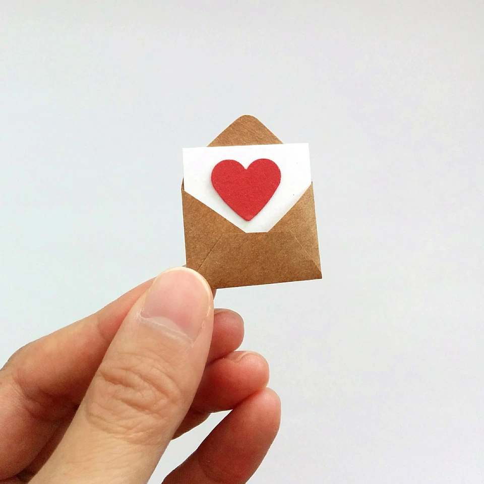 Super Mini Envelopes, mixed patterns, 3cm x 2cm, cute & mighty [ 40/pk ] - Image 4 of 4