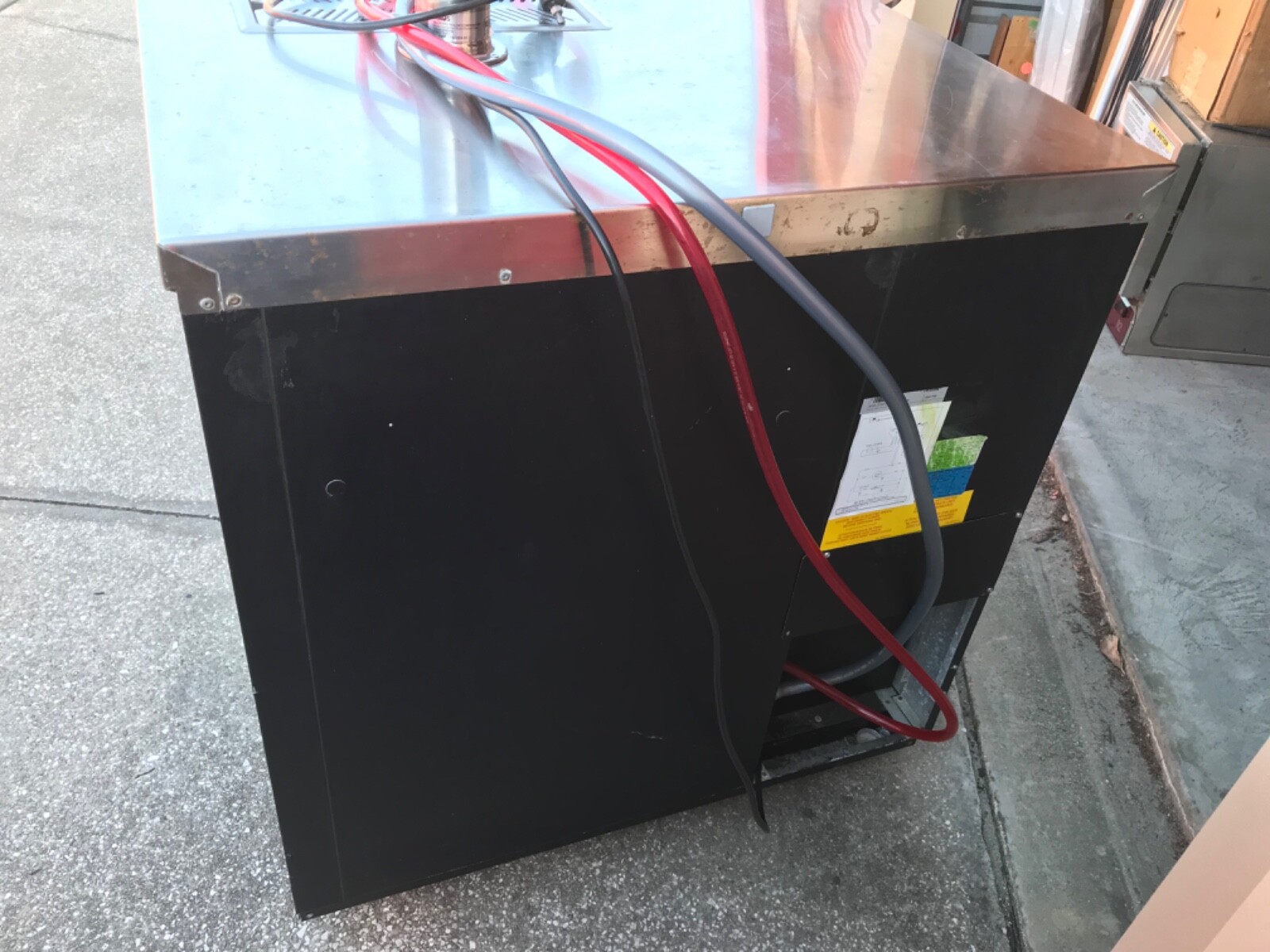 Fagor Refrigeration FDD-36N-N 36” Stainless Steel Flat Top Draft Beer Cooler