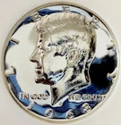 ⭐️1968 S⭐️SILVER PROOF⭐️HIGH GRADE KENNEDY⭐️EXQUISITE EXAMPLE⭐️LIQUID BLK MIRROR