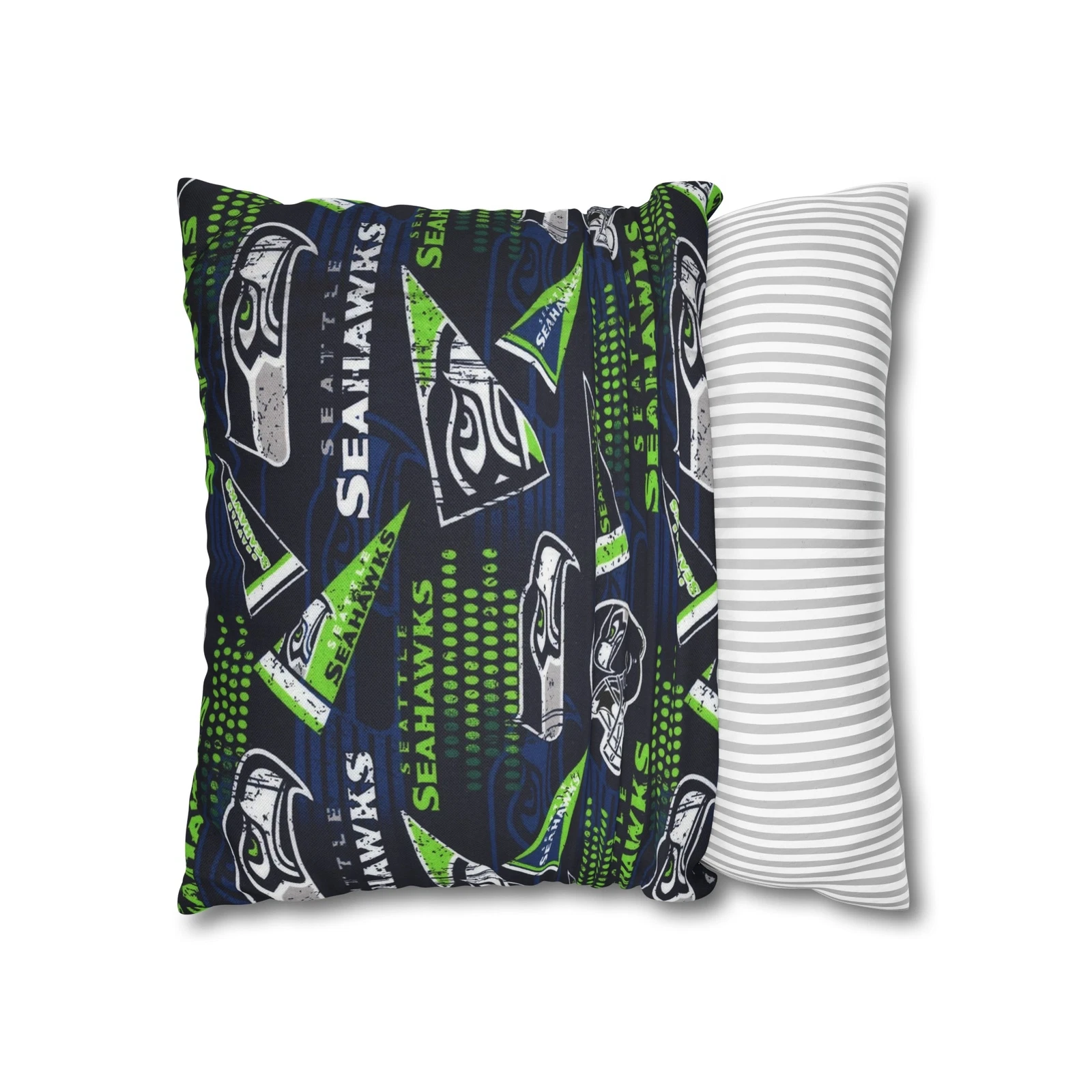 Seattle Seahawks Spun Square Pillowcase