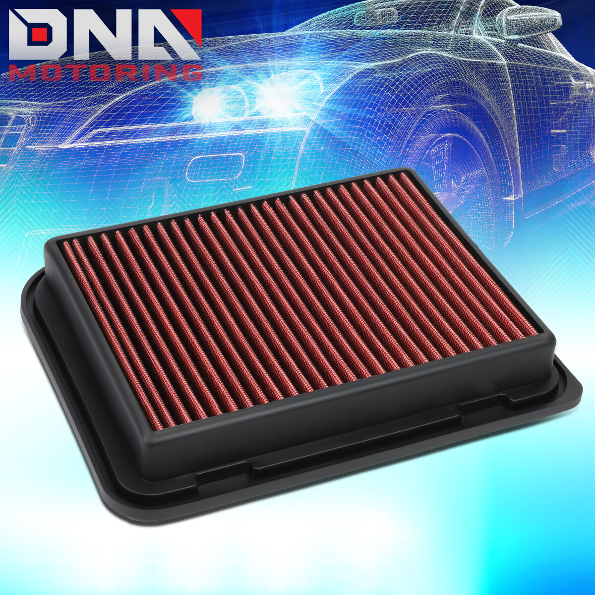 FOR 2007-2020 MITSUBISHI GRANDIS LANCER OUTLANDER RED HIGH FLOW 