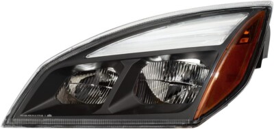 LED Headlight Fits for Freightliner Cascadia 2018-up Included All LEDs Black Hou