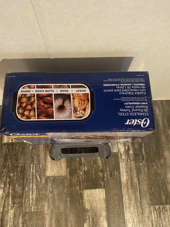 Horno tostador Oster 22 cuartos hasta 26 lb pavo inoxidable CKSTRS23 sin usar con caja Foto 4 de 4