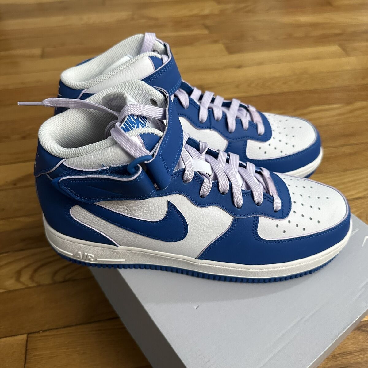 Nike Air Force 1 Mid Royal Blue White Purple DX3721-100