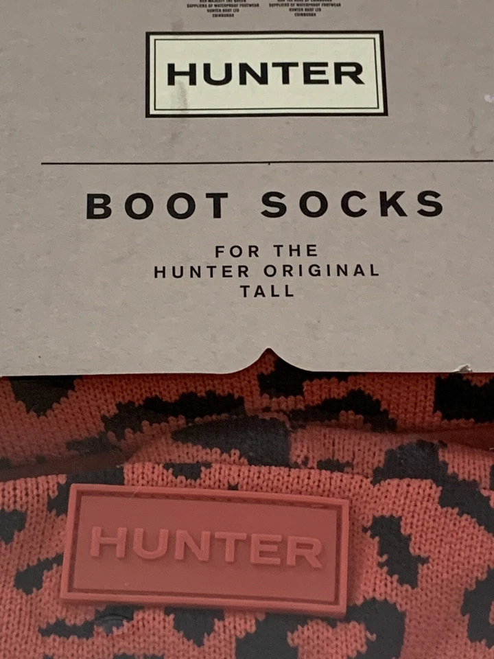 Охотник женщин дождя ботинки высокий снег леопард манжеты загрузки носки средний нам 5-7 новый - Изображение 3 из 4