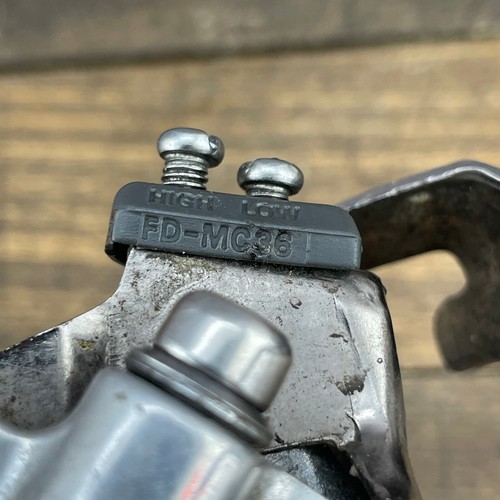 Vintage Shimano STX RC Front Derailleur FD-MC36 Bottom Pull 31.8 Triple STXRC A6 - 第 8/11 張圖片