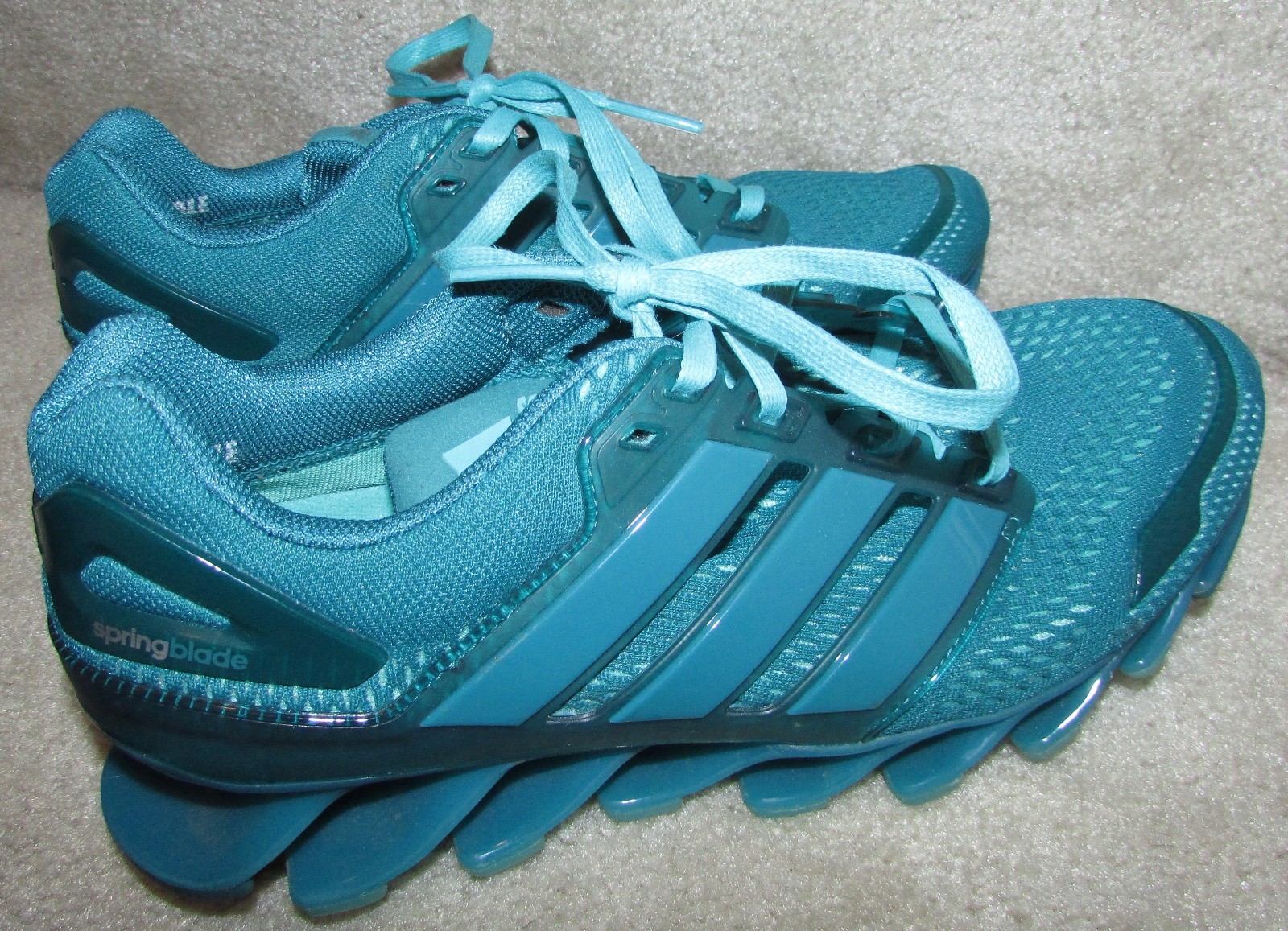 Ingenieria montaje Suavemente Adidas Springblade Unidad 2 Azulado Muestra Mujer Running Zapatos Talla 7  C75668 | eBay