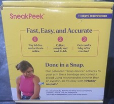 SneakPeek At-Home Gender Reveal Test Kit Lab Fee Not Included FREE FAST SHIP