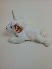 Ty Beanie Baby Mystic Unicorn Iridescent Horn w/ Tag Errors Very Rare RETIRED