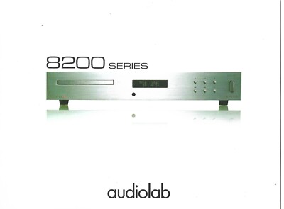 Audio Brochure - Audiolab - 8200 series - Amplifiers et al (CE26)
