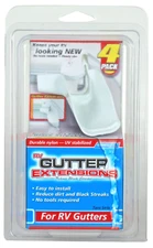 CAMCO 42123 RV CAMPER MOTORHOME WHITE GUTTER EXTENSIONS USA SELLER