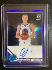 2019-20 Optic Rated Rookies Signatures PURPLE #163 Alen Smailagic Auto RC (J2)