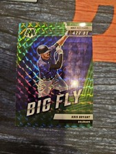 2022 Panini Mosaic Big Fly Green Prizm #BF-4 Kris Bryant Colorado Rockies