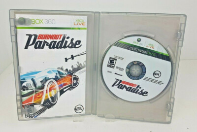 Burnout Paradise Car Platinm Hits Microsoft Xbox 360 Complete CIB FREE Ship CDN