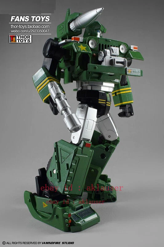 Perfect Fans toys Ft-15 Willis Masterpiece Hound G1 Jeep Action Figure Toy Stock - Image 4 of 4