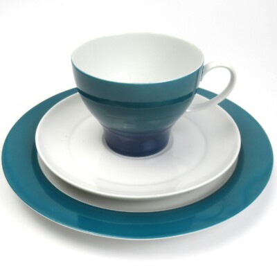 Thomas Porzellan Kaffeegedeck Serie Rotunda Merian Tapio Wirkkala Design Vintage