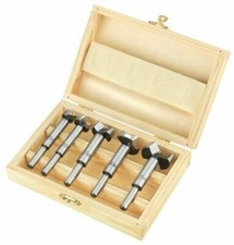 5 FRESE LEGNO FRESA CERNIERE GAMBO 8mm DIAMETRO FORATURA 15, 20, 25, 30 e 35mm