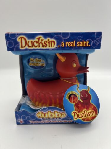 Rubba Duck Duck Sin Rubber duck NIB New in Box 2014 - Picture 1 of 3