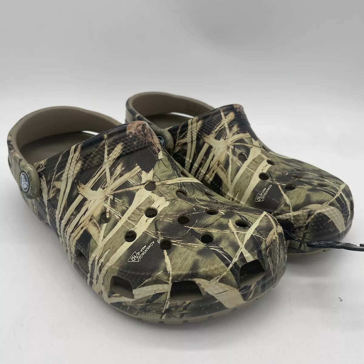 CROCS Classic REALTREE Khaki Camo Xtra Clog 15581-260 Mens 5 Womens 7 |