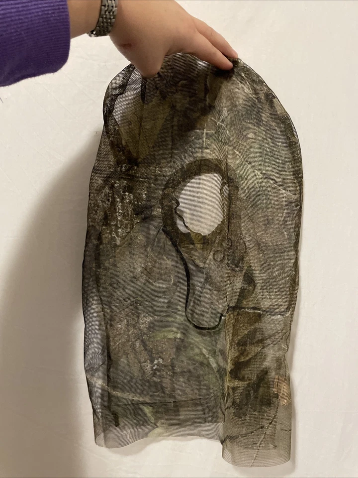 Vintage Hunters Specialties Mesh Camo Full Facemask Lighweight Breathable - Image 4 of 4