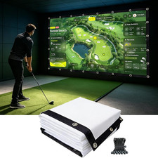 Golf Simulator Impact Screen, Golf Impact Screen Heavy Duty for Training Home/Ga