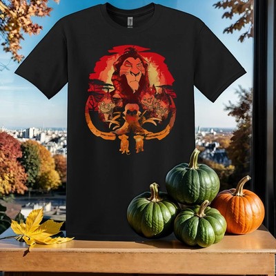  Dissney Lion King Scar Watch Simba T-shirt Men Women Unisex