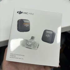 DJI Mic Mini Wireless Lavalier Mic System 2 Tx  1 Rx 