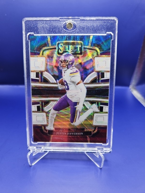 2023 Panini Select - Concourse Justin Jefferson #65 Tri-Color Prizm /259