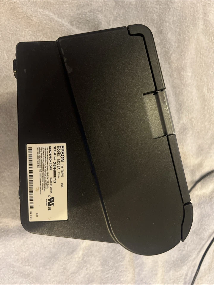 Epson OmniLink TM-T88VI Thermal Receipt Printer RS-232 USB M338A PS-180 Adapter - Image 4 of 4