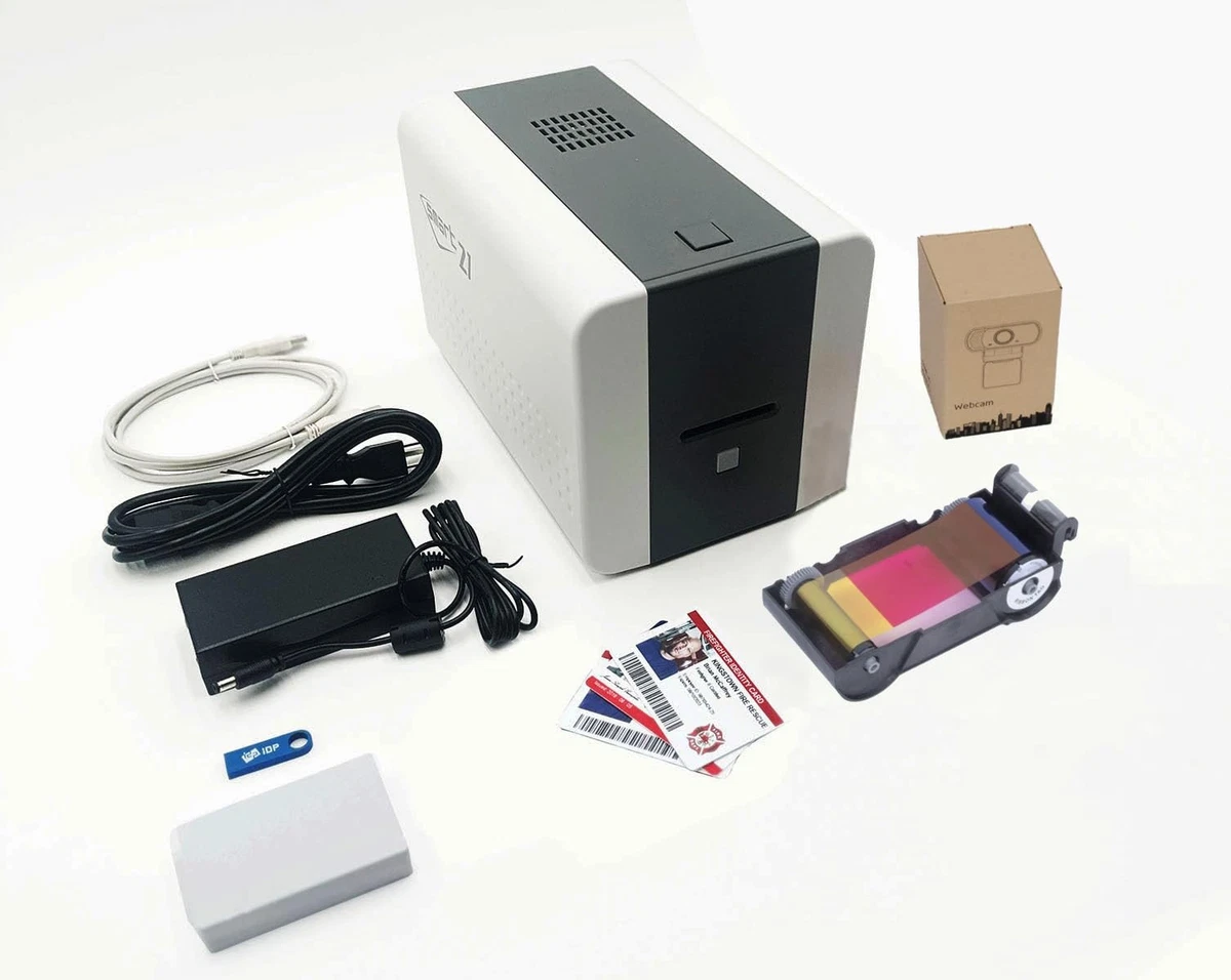 Zebra Technologies 653311KEZ IDP SMART-21S ID Card Printer Kit | eBay