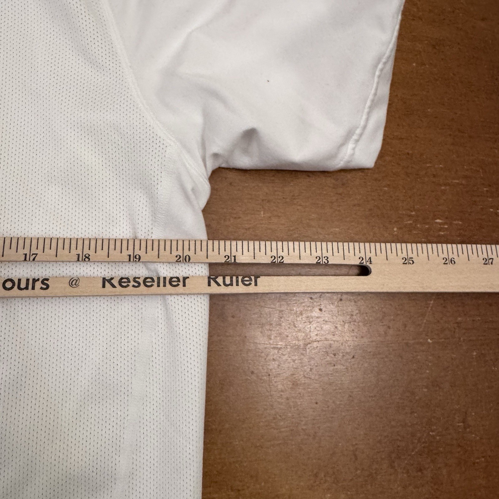 Nike Shirt Mens Large White Dri Fit Running Short Sleeve Tennis Active thumbnail 9