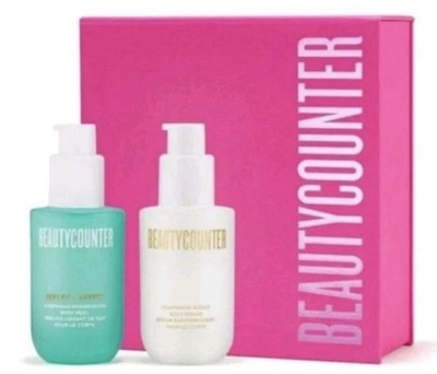 NIB Beautycounter Renew You Body Duo Reflect Effect Body Peel & Tightening Serum